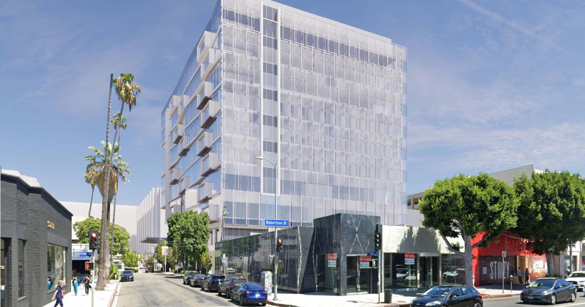 New Cedars-Sinai research facility rise at 8730 Alden Drive